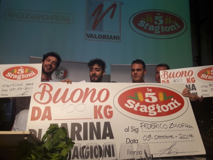 FEDERICO ZOLOFRA- MIGLIOR PIZZA CHEF EMERGENTE 2017 - IL FESTIVAL DELLA GASTRONOMIA